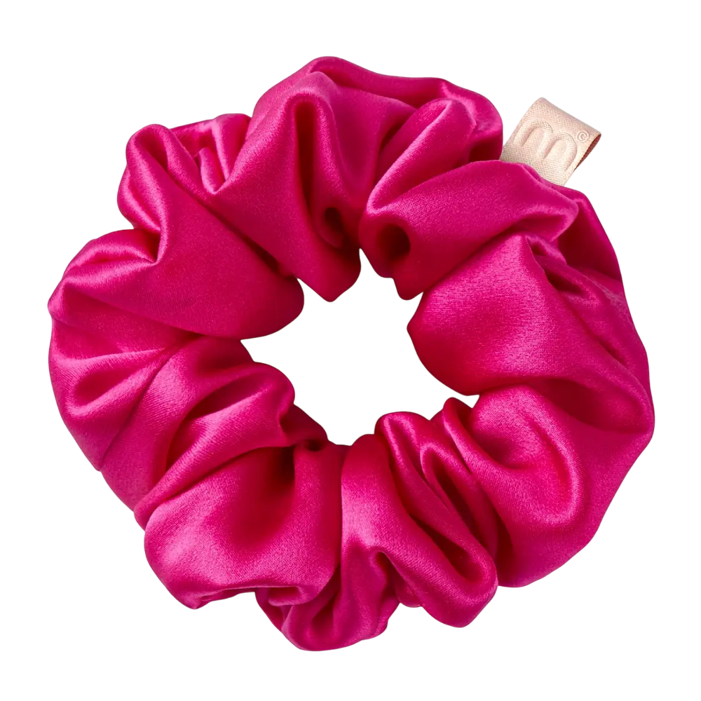 MON MOU Silk Large Scrunchie Berry - Об'ємна резинка для волосся з натурального шовку 